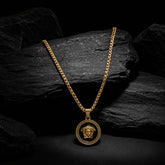 Medusa Gold Necklace — Make Your Style Unforgettable 🐍🔥