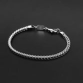 MENSCUFF Classic Stainless Steel Foxtail Chain Bracelet