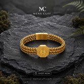 Mercedes Men’s Bracelet – Premium Gold & Silver