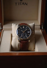 Premium Leather Strap Watch – Elegant Analog Watch for Men